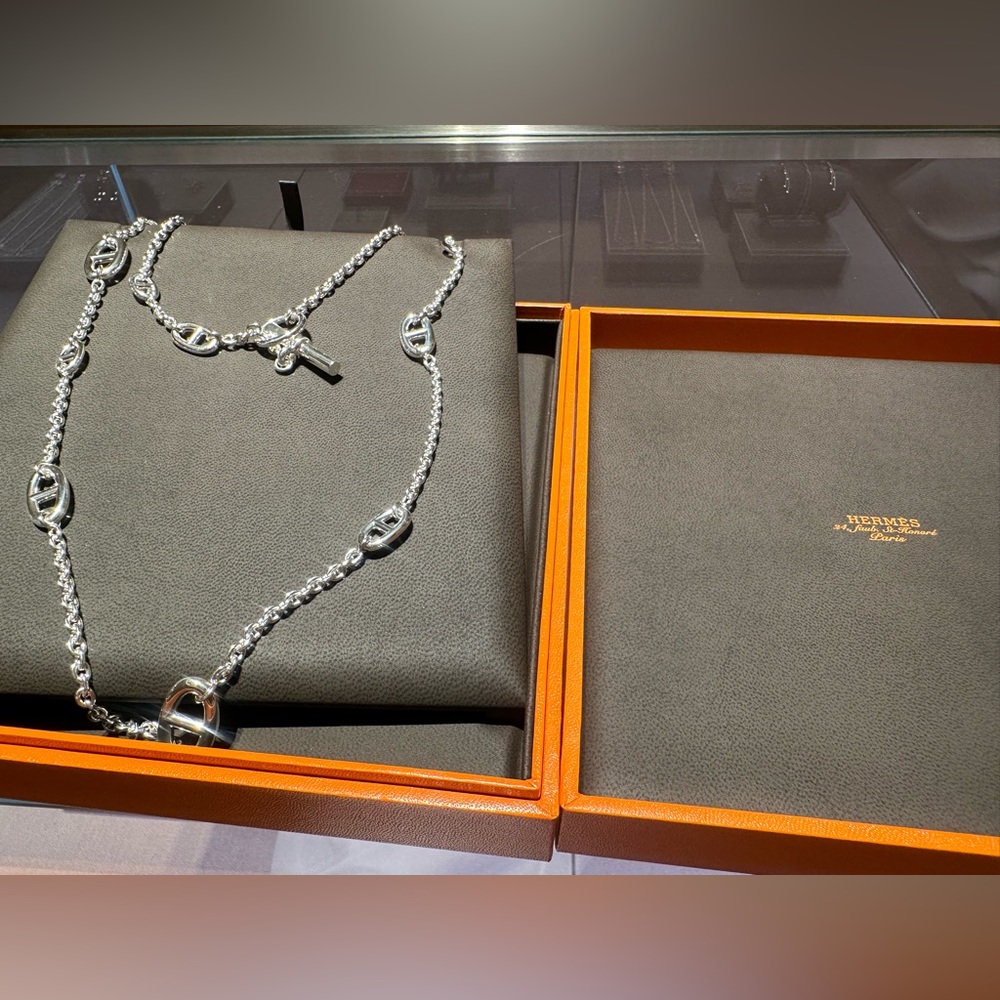 Hermes Farandole long necklace 80cm Authentic Mint